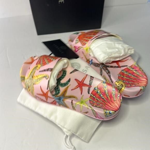 New Authentic Versace Trésor de la Mer Slide Sandal (Women) - Picture 5 of 14